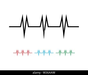 Schallwelle Abbildung: Logo Vektor icon Vorlage Stockfoto