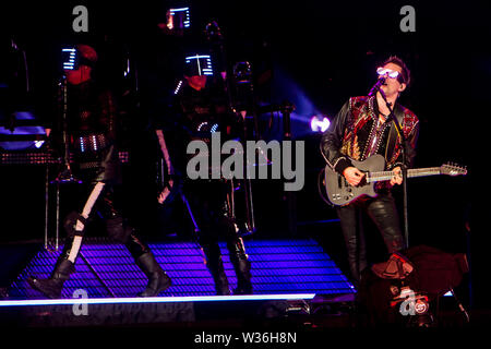Muse führt im Stadio San Siro in Milano, Italien, am 12. Juli 2019 Stockfoto