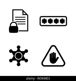 Nach oben Elektronische Sicherheit. Einfache ergänzende Vector Icons Set für Video, Mobile Anwendungen, Websites, Print Projekte und ihre Gestaltung. Nach oben Elektronische Sicherheit ic Stock Vektor