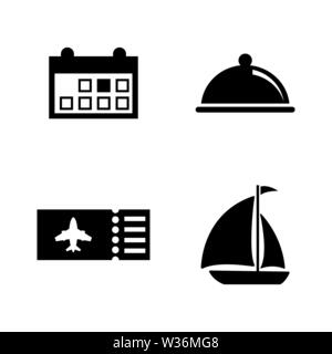 Urlaub, Reise, Reise. Einfache ergänzende Vector Icons Set für Video, Mobile Anwendungen, Websites, Print Projekte und ihre Gestaltung. Urlaub, Reise, Reise-Symbol Stock Vektor