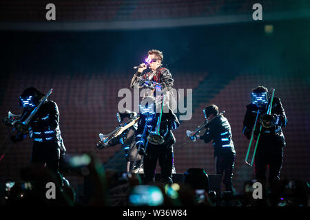 Mailand, 12.Juli. MUSE führt Live@Stadio Giuseppe Meazza San Siro, Mailand. Copyright Davide Merli | Alamy Stockfoto