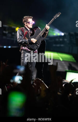 Mailand, 12.Juli. MUSE führt Live@Stadio Giuseppe Meazza San Siro, Mailand. Copyright Davide Merli | Alamy Stockfoto