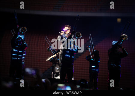 Mailand, 12.Juli. MUSE führt Live@Stadio Giuseppe Meazza San Siro, Mailand. Copyright Davide Merli | Alamy Stockfoto