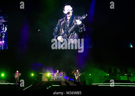 Mailand, 12.Juli. MUSE führt Live@Stadio Giuseppe Meazza San Siro, Mailand. Copyright Davide Merli | Alamy Stockfoto