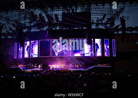 Mailand, 12.Juli. MUSE führt Live@Stadio Giuseppe Meazza San Siro, Mailand. Copyright Davide Merli | Alamy Stockfoto