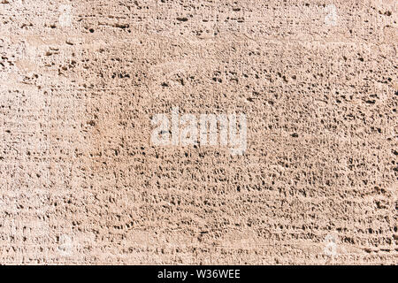 Leere Beton wand Textur Hintergrund, Puder rosa Farbe. Stockfoto