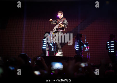 Mailand, 12.Juli. MUSE führt Live@Stadio Giuseppe Meazza San Siro, Mailand. Copyright Davide Merli | Alamy Stockfoto