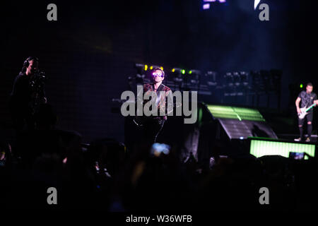 Mailand, 12.Juli. MUSE führt Live@Stadio Giuseppe Meazza San Siro, Mailand. Copyright Davide Merli | Alamy Stockfoto