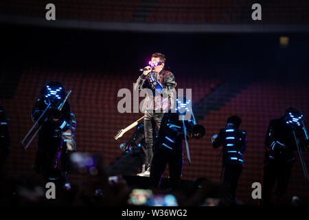 Mailand, 12.Juli. MUSE führt Live@Stadio Giuseppe Meazza San Siro, Mailand. Copyright Davide Merli | Alamy Stockfoto