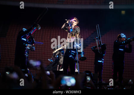Mailand, 12.Juli. MUSE führt Live@Stadio Giuseppe Meazza San Siro, Mailand. Copyright Davide Merli | Alamy Stockfoto