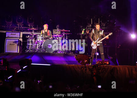 Mailand, 12.Juli. MUSE führt Live@Stadio Giuseppe Meazza San Siro, Mailand. Copyright Davide Merli | Alamy Stockfoto