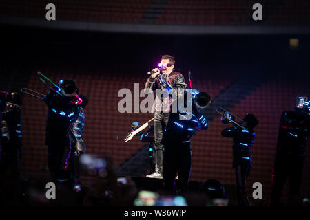 Mailand, 12.Juli. MUSE führt Live@Stadio Giuseppe Meazza San Siro, Mailand. Copyright Davide Merli | Alamy Stockfoto
