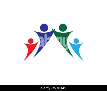 Succes Menschen Icon Gruppe Vector Illustration Design Stockfoto