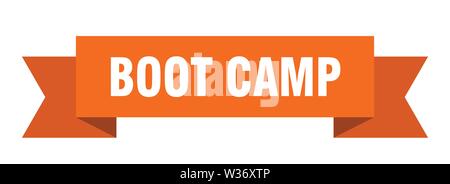 Boot Camp Ribbon. Boot Camp isoliert unterzeichnen. Boot Camp banner Stock Vektor