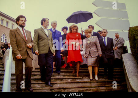 Königin Noor von Jordanien erscheint in Lyon, Frankreich Stockfoto