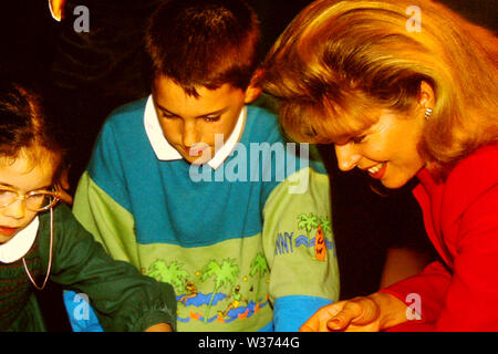 Königin Noor von Jordanien erscheint in Lyon, Frankreich Stockfoto