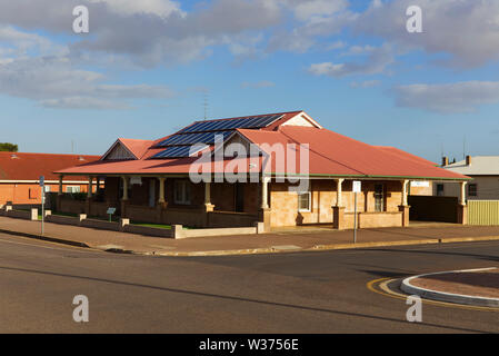 Das erste Haus gebaut in (1886) war auch der erste Post Cleve Eyre Peninsula South Australia Stockfoto