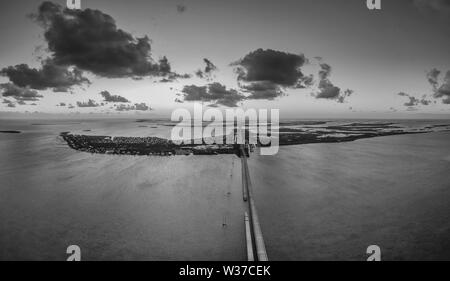 Straße 1 nach Key West in Florida, USA Stockfoto