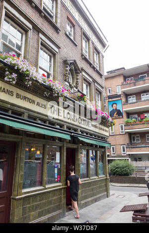 Das Äußere der Herr Clyde Public House, Clennam Street, Southwark, London SE1, UK Stockfoto