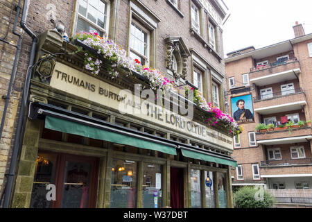 Das Äußere der Herr Clyde Public House, Clennam Street, Southwark, London SE1, UK Stockfoto