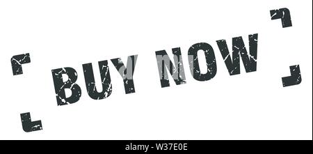 Jetzt Stempel kaufen. Jetzt square grunge Zeichen kaufen. Jetzt kaufen Stock Vektor