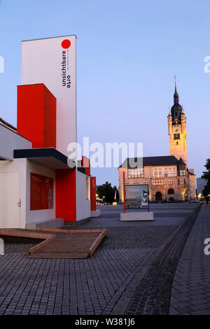 Bauhaus-Pavillon in Dessau, Sachsen-Anhalt, Deutschland. Stockfoto