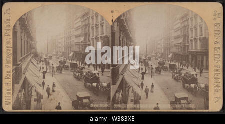 Bis Broadway von Metropolitan Hotel, rau, William Herman, 1855-1920 Stockfoto