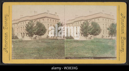 Universität, Rochester, NY, von Robert N Dennis Sammlung von stereoskopische Ansichten Stockfoto