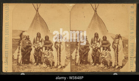 Ute Chiefs, von W H Jackson & Co. Stockfoto