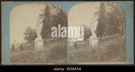 In Greenwood Cemetery, NY, von Robert N Dennis Sammlung von stereoskopische Ansichten Stockfoto