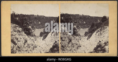 Blick auf den Niagara River von den Banken, von Samuel Mason Stockfoto