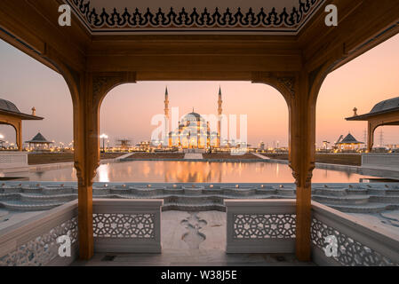 Große Moschee in Sharjah Stockfoto