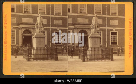 Washington-Statue, von Cremer, James, 1821-1893 2 Stockfoto