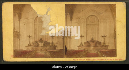 West Spruce Street Presbyterianischen Kirche Südwestliche Ecke der Fichte und 17 Street, Philadelphia, von McAllister & Bruder Stockfoto