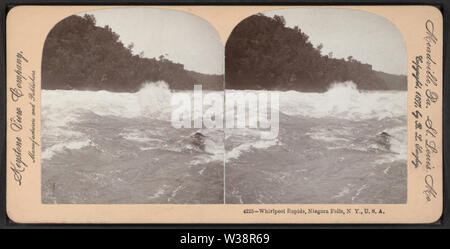 Whirlpool rapids, Niagara Falls, NY, USA, von Keystone View Company Stockfoto