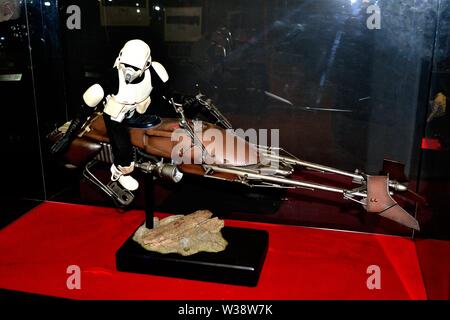 Star Wars Schiff - Fantastic Film Festival in Nessebar - Schwarzes Meer - Bulgarien Stockfoto