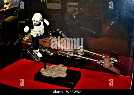 Star Wars Schiff - Fantastic Film Festival in Nessebar - Schwarzes Meer - Bulgarien Stockfoto