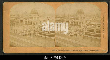 World's Columbian Exposition von Liberal Arts Building, von Kilburn, B W (Benjamin West), 1827-1909 Stockfoto