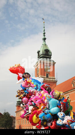 Schlossplatz in Warschau. Polen Stockfoto