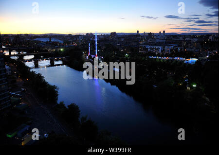 Glasgow, UK. 13. Juli 2019. Wels und der Bottlemen TRNSMT 2019 live in Glasgow am Grün. Credit: Colin Fisher/Alamy Leben Nachrichten. Stockfoto