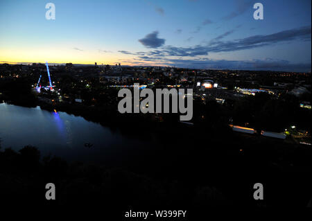 Glasgow, UK. 13. Juli 2019. Wels und der Bottlemen TRNSMT 2019 live in Glasgow am Grün. Credit: Colin Fisher/Alamy Leben Nachrichten. Stockfoto