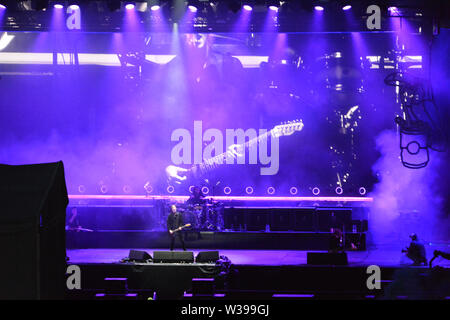 Glasgow, UK. 13. Juli 2019. Wels und der Bottlemen TRNSMT 2019 live in Glasgow am Grün. Credit: Colin Fisher/Alamy Leben Nachrichten. Stockfoto