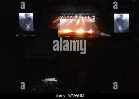 Glasgow, UK. 13. Juli 2019. Wels und der Bottlemen TRNSMT 2019 live in Glasgow am Grün. Credit: Colin Fisher/Alamy Leben Nachrichten. Stockfoto