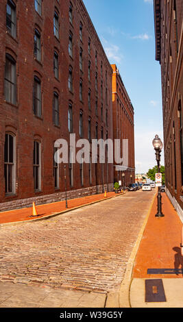 Lacledes Landung in Altstadt - St. Louis SAINT LOUIS. USA - Juni 19, 2019 Stockfoto