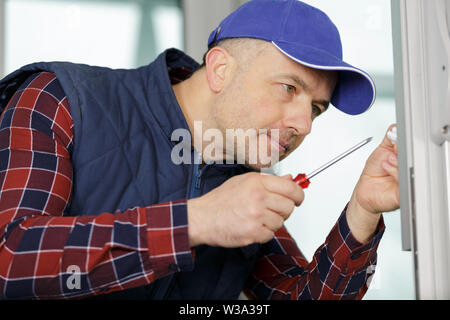 Tolles Konzept von Wohn- Renovierung Stockfoto