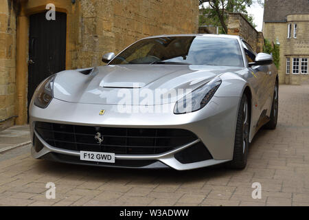 Ferrari auf Show am Broadway Car Show 2019 Stockfoto