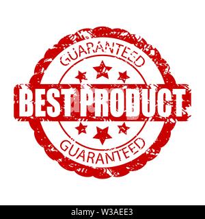 Beste Produkt garantiert Stempel. Richtige Wahl, vector Business Qualitätssiegel für Kunden, shopping Werbung Stempel, Drucken grunge rechtfertigen Stock Vektor