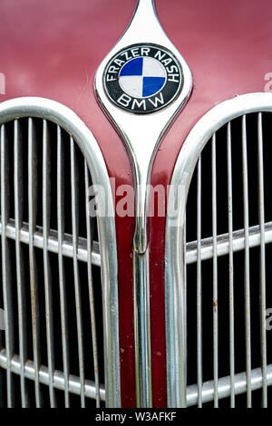 1938 Frazer Nash BMW 327/8 classic car am Oakamoor Hill Climb, 13. Juli 2019, Oakamoor, Staffordshire, Großbritannien Stockfoto