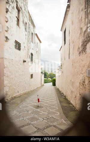 Gasse mit Blick Stockfoto