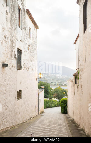 Gasse mit Blick Stockfoto